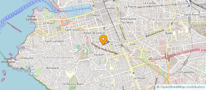 localisation de l'entreprise AS TRANDING  MARSEILLE