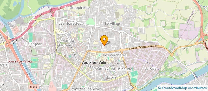 localisation de l'entreprise AS TRANSFERT  VAULX-EN-VELIN