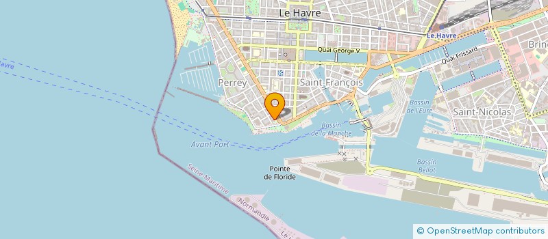 localisation de l'entreprise AS TRANSPORT  LE HAVRE