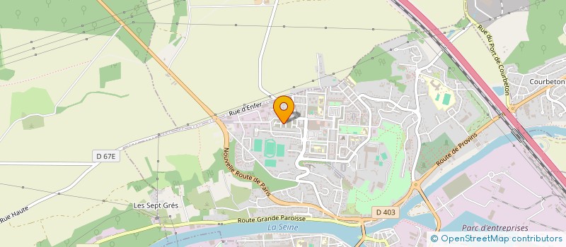 localisation de l'entreprise AS TRANSPORTS à MONTEREAU-FAULT-YONNE