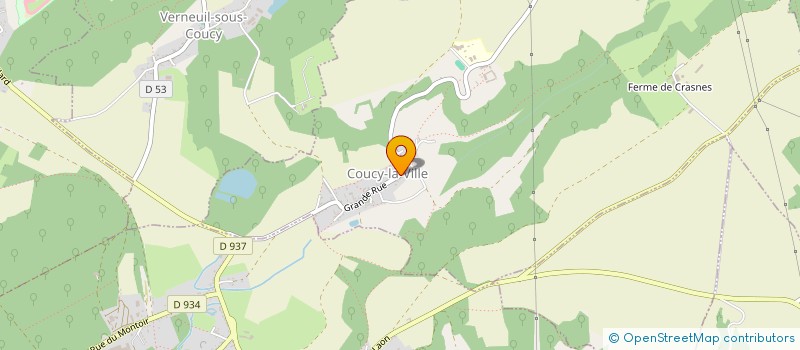 localisation de l'entreprise AS TRANSPORTS  COUCY-LA-VILLE