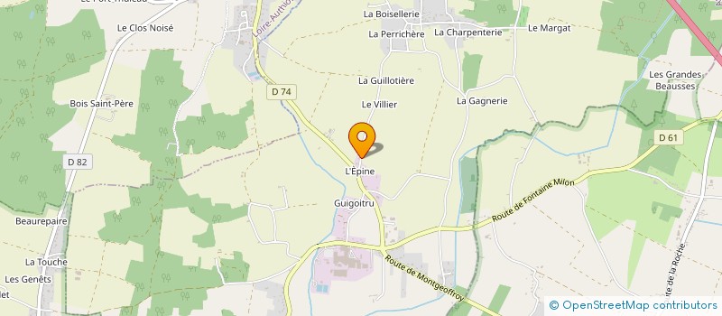 localisation de l'entreprise AS'TRUC à LOIRE-AUTHION
