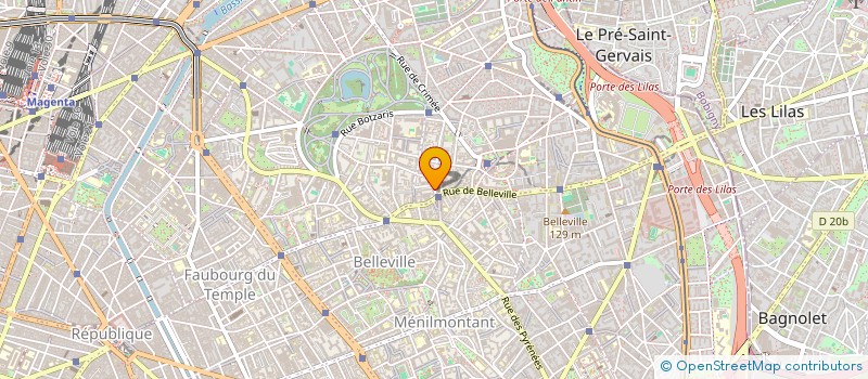 localisation de l'entreprise AS TU? LA V'TU? M T PRODUCTIONS  PARIS