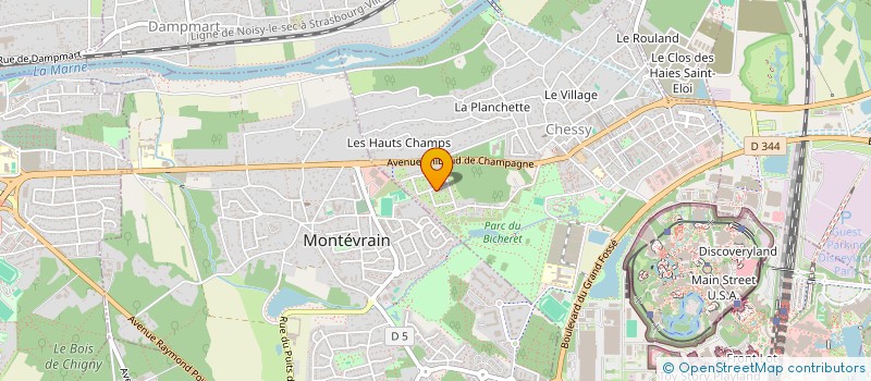 localisation de l'entreprise AS UNION  CHESSY