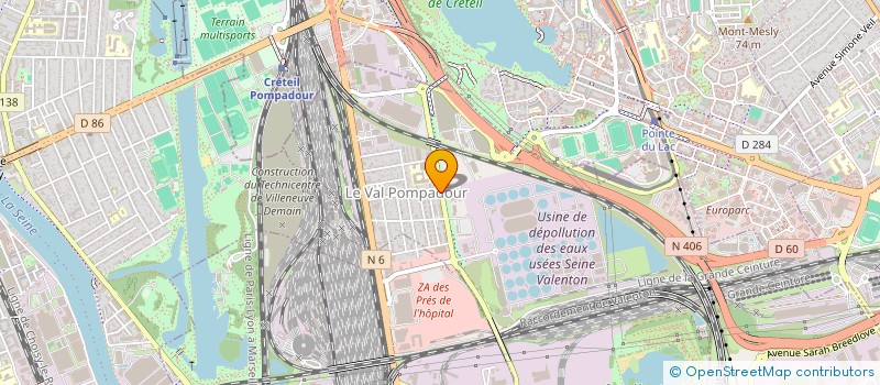 localisation de l'entreprise AS VALENTON SPORT MIX (ASBOXE)  VALENTON