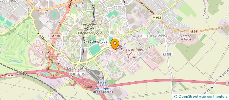 localisation de l'entreprise AS VILLENEUVE D'ASCQ à VILLENEUVE-D'ASCQ