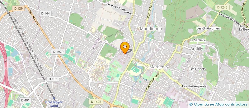 localisation de l'entreprise AS VISION à EAUBONNE