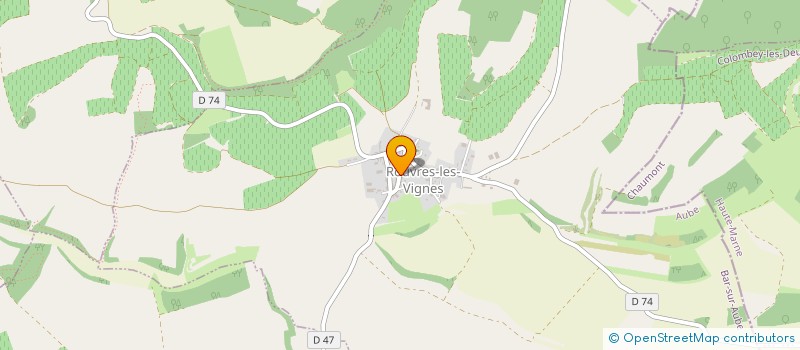 localisation de l'entreprise AS VOIGNY  VOIGNY