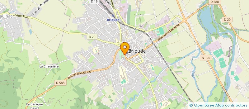 localisation de l'entreprise AS WE ART  BRIOUDE