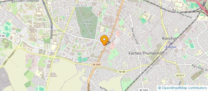 localisation de l'entreprise AS YOU DRIVE à LILLE