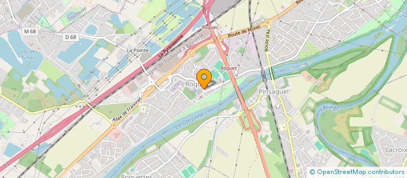 localisation de l'entreprise AS2  ROQUES-SUR-GARONNE