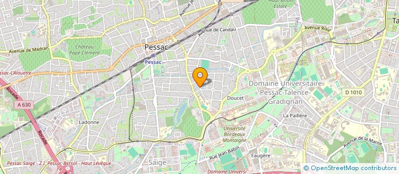 localisation de l'entreprise AS2 à PESSAC
