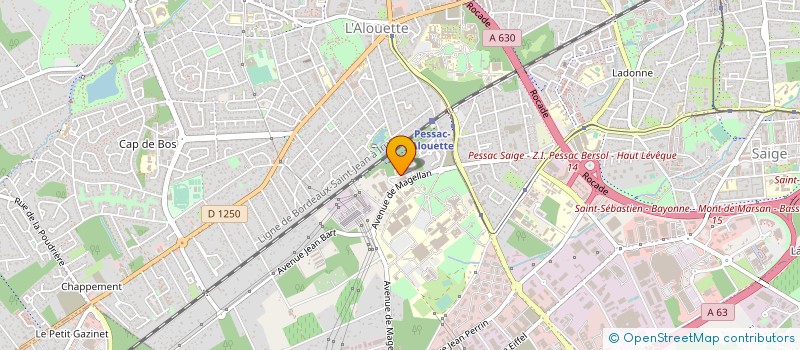 localisation de l'entreprise AS2 CONSTRUCTION à PESSAC