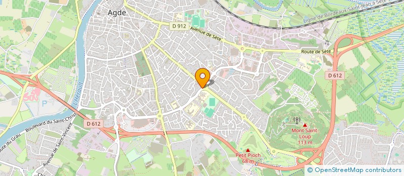 localisation de l'entreprise AS2 FACADE  AGDE