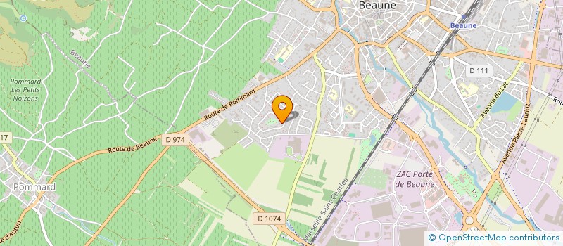 localisation de l'entreprise AS21 à BEAUNE