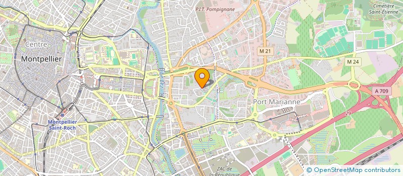 localisation de l'entreprise AS22 à MONTPELLIER