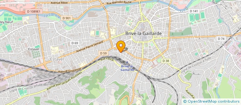localisation de l'entreprise AS250  BRIVE-LA-GAILLARDE