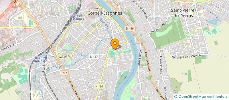 localisation de l'entreprise AS2E à CORBEIL-ESSONNES