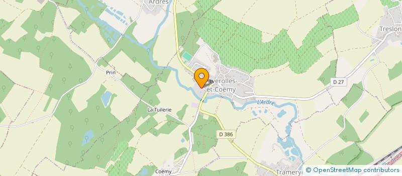 localisation de l'entreprise AS2E  FAVEROLLES-ET-COEMY