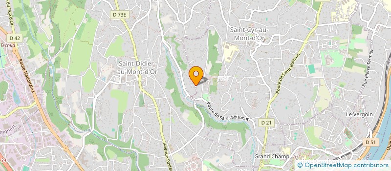 localisation de l'entreprise AS2F  SAINT-CYR-AU-MONT-D'OR