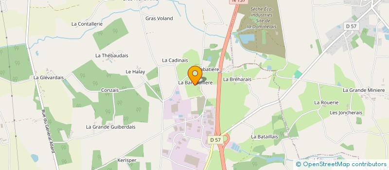 localisation de l'entreprise AS2G  GRAND-FOUGERAY