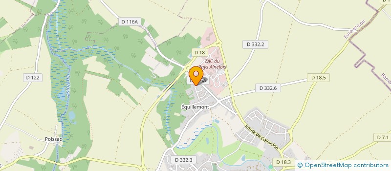 localisation de l'entreprise AS2I à AUNEAU-BLEURY-SAINT-SYMPHORIEN