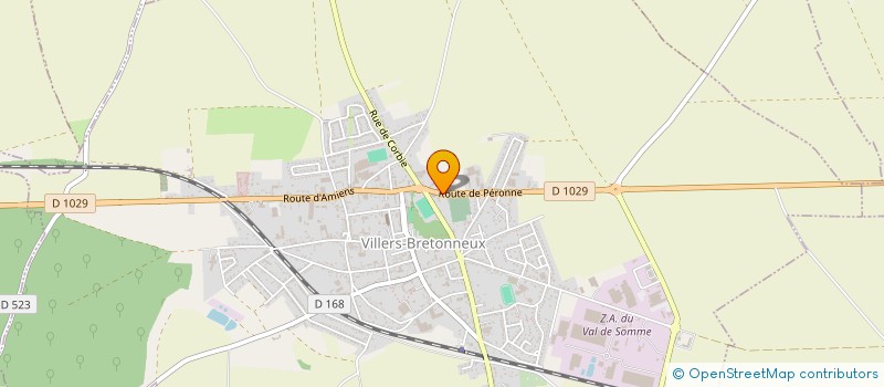 localisation de l'entreprise AS2P à VILLERS-BRETONNEUX
