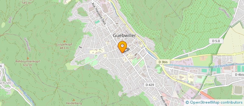 localisation de l'entreprise AS2PIC  GUEBWILLER