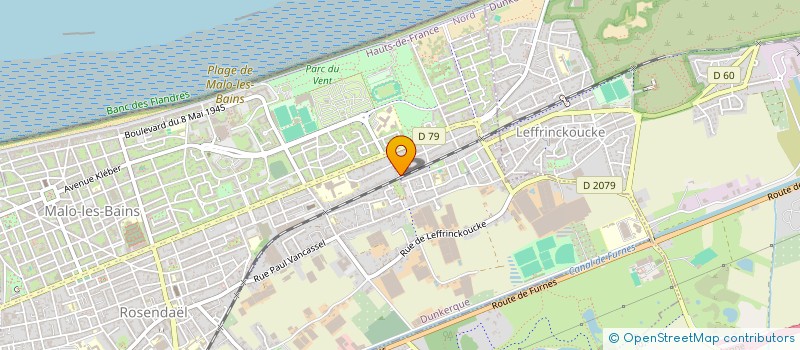 localisation de l'entreprise AS3A à DUNKERQUE