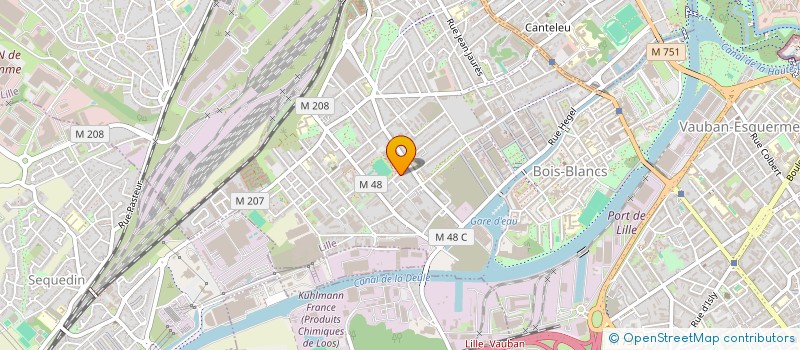 localisation de l'entreprise AS3V à LILLE