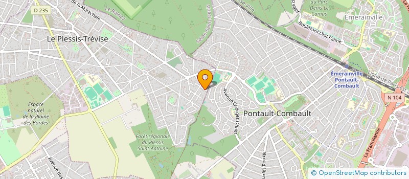 localisation de l'entreprise AS4 IMMO à LE PLESSIS-TREVISE