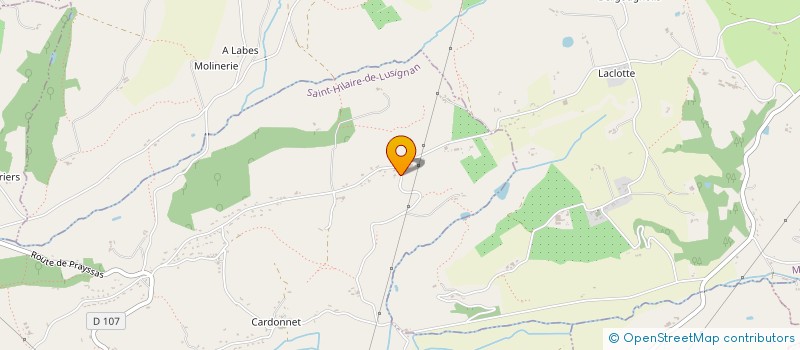localisation de l'entreprise AS47 PISCINES  SAINT-HILAIRE-DE-LUSIGNAN