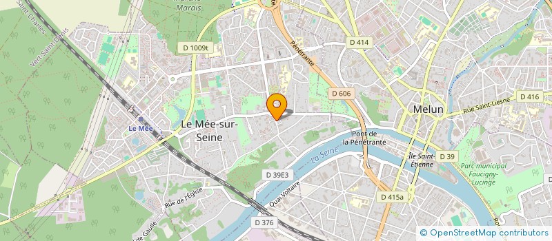 localisation de l'entreprise AS77 SAINT PIERRE SCI  LE MEE-SUR-SEINE