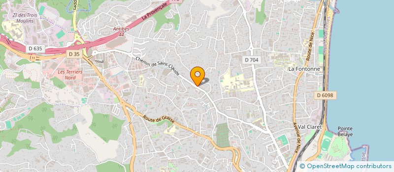 localisation de l'entreprise ASA 4X4 à ANTIBES