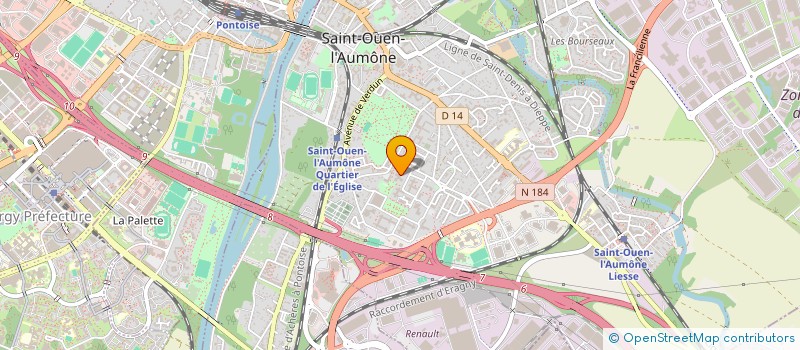 localisation de l'entreprise ASA à ST OUEN L AUMONE