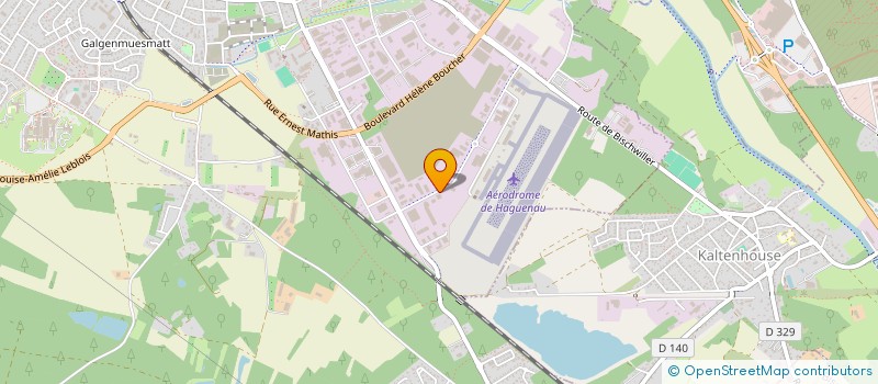 localisation de l'entreprise ASA AFFRETEMENTS SERVICES ALSACE  HAGUENAU