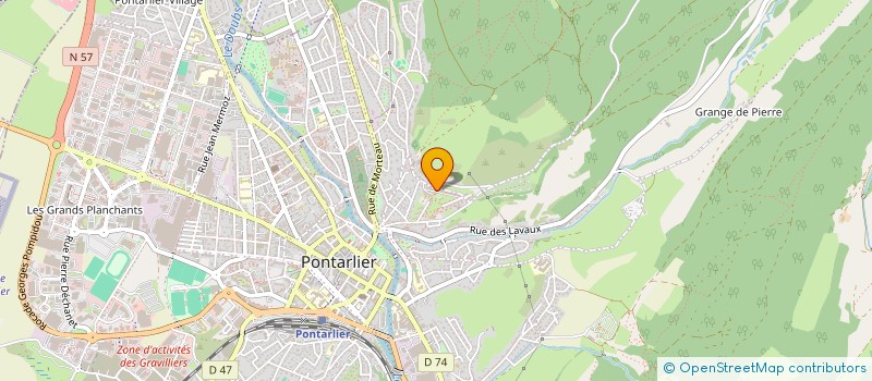 localisation de l'entreprise ASA AMENAGEMENT ROUTIER GRANGES-NARBOZ  GRANGES-NARBOZ