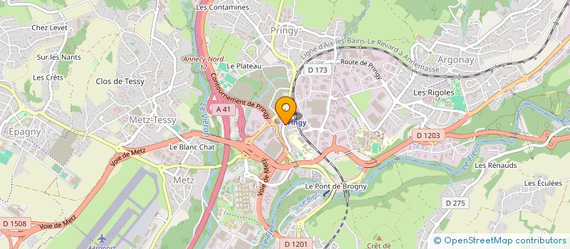 localisation de l'entreprise ASA ANNECY  ANNECY