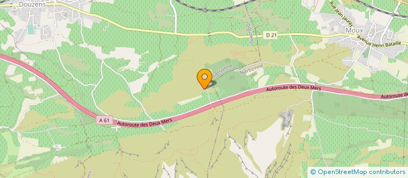 localisation de l'entreprise ASA ARROSAGE PLAINES SALINS DE PUICHERIC  PUICHERIC