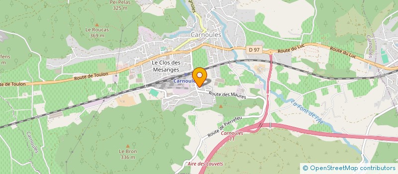 localisation de l'entreprise ASA ARROSANTS DE CARNOULES  CARNOULES