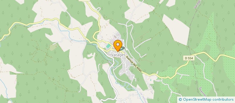 localisation de l'entreprise ASA ARROSANTS DE VARAGES  VARAGES