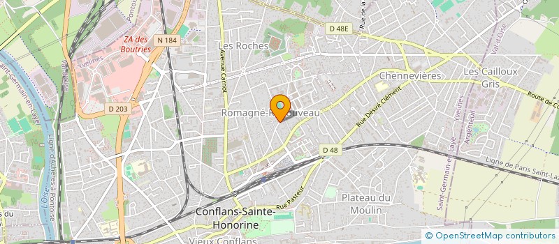 localisation de l'entreprise ASA ASCENSEURS SERVICES à CONFLANS-SAINTE-HONORINE