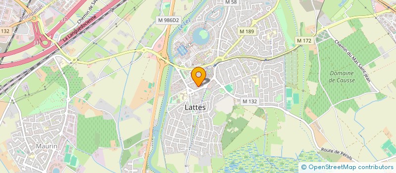 localisation de l'entreprise ASA ASSAIN IRRIGA QUARTIERS LA PLOMBADE à LATTES