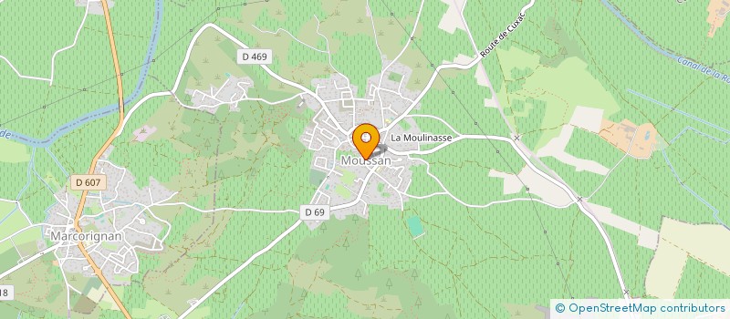 localisation de l'entreprise ASA ASSAINISSEMENT DRAINAGE DE POUZOLS à POUZOLS-MINERVOIS