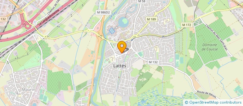 localisation de l'entreprise ASA ASSAINISSEMENT LA PLAINE DE MAURIN à LATTES