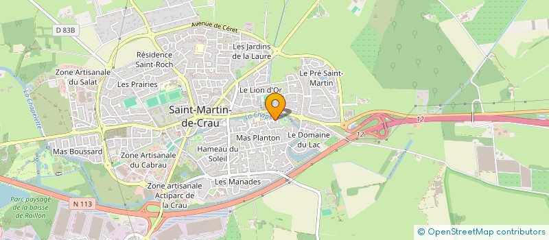 localisation de l'entreprise ASA ASSAINISSEMENT ROUBINE SALAT T à SAINT MARTIN DE CRAU
