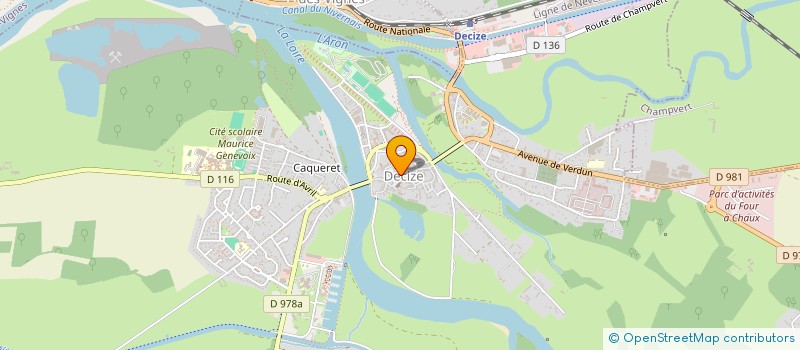 localisation de l'entreprise ASA ASSAINISSEMENT RUISSAUX REUGNY à DECIZE