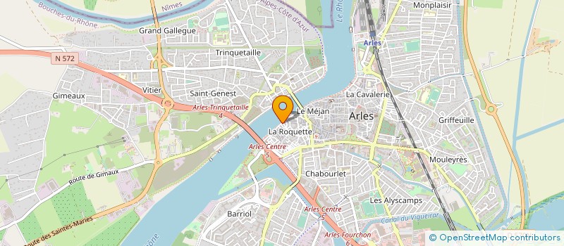 localisation de l'entreprise ASA ASSAINISSEMENT STES MARIES DE LA MER à ARLES