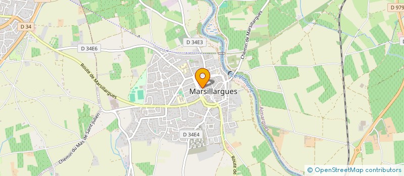 localisation de l'entreprise ASA ASSAINISSEMENTDE LA BASSE PLAINE  MARSILLARGUES