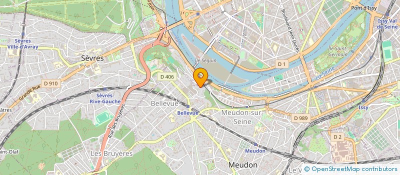 localisation de l'entreprise ASA BUTTES DE BELLEVUE à MEUDON